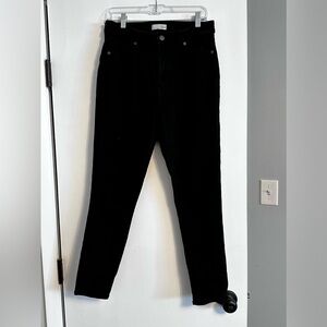 Black jeans. Curvy skinny, size 10.